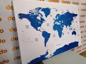 Εικόνα του παγκόσμιου χάρτη με μεμονωμένες πολιτείες - 90x60