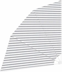 vidaXL Αδιάφανο σκίαστρο μπαλκονιού Γκρι και Λευκό 210 x 210 cm