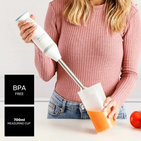 Μίξερ Χειρός Taurus BAPI 1200 PURE Λευκό