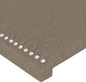 vidaXL Κεφαλάρι Κρεβατιού Μπεζ 200x5x118/128 εκ. Ύφασμα