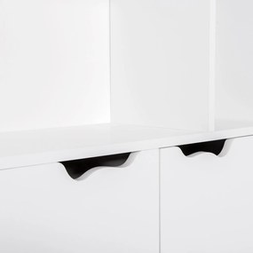 ΠΑΙΔΙΚΗ ΒΙΒΛΙΟΘΗΚΗ DREY  ΜΕΛΑΜΙΝΗ ΛΕΥΚΗ 103x33x169Υεκ