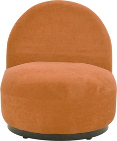 Πολυθρόνα Zenny pakoworld υφασμα terracotta 64x85x68εκ