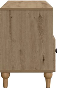 vidaXL Ντουλάπι TV 102 x 34,5 x 50 εκ. Τεχνίτικη Δρυς