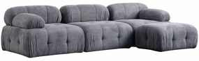 Καναπές Γωνιακός Petite 560ARE1257 290x160x75cm Grey