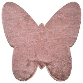 ΧΑΛΙ PUFFY JM7 DARK PINK BUTTERFLY ANTISLIP - 120X120B  NewPlan