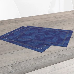 Χριστουγεννιάτικο Σουπλά Saint Clair 3026 Blue