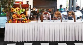 Beauty Home Τραπεζομάντηλο επαγγελματικό Solid Art Ε8010 100x145 σε 2 χρώματα