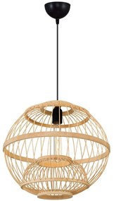 Φωτιστικό Οροφής 701CHD1730 Φ40x120cm 1xE27 24W Oak Opviq