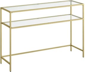 Συρταριέρα Χρυσό / Διάφανο CLEZUA 90x30x80