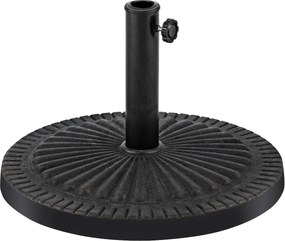 Costway Στρογγυλή Βάση Ομπρέλας Φ49cm με Σφιγκτήρα και Ανθεκτική Σιδερένια Ράβδο OP3888