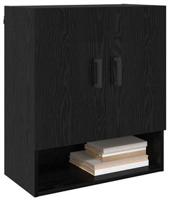 vidaXL Ντουλάπα Τοίχου Μαύρη δρυς 60 x 31 x 70 εκ Επεξεργασμένο ξύλο