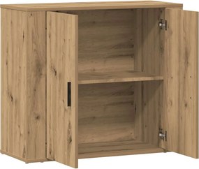 vidaXL Ντουλάπι Artisian Δρυς 80x33x70 εκ. από Επεξεργασμένο Ξύλο