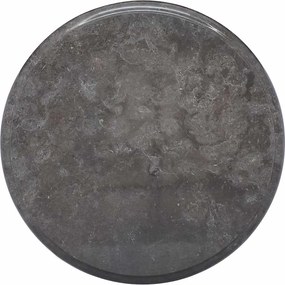 vidaXL Επιφάνεια Τραπεζιού Μαύρη Ø40 x 2,5 εκ. Μαρμάρινη