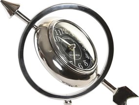 Bordklokke DKD Home Decor Ασημί