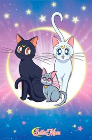 Αφίσα Sailor Moon - Luna, Artemis & Diana