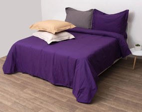 Σετ Σεντόνια Υπέρδιπλα με Λάστιχο 160x200+25 Superb Percale Γκρι