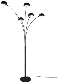 Φωτιστικό Δαπέδου Dito R46155032 5xE14 10W 30x210cm Black Mat RL Lighting Μέταλλο