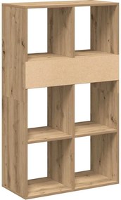 vidaXL Βιβλιοθήκη Artisan Δρυς 66x31x112 εκ. Επεξεργασμένο Ξύλο