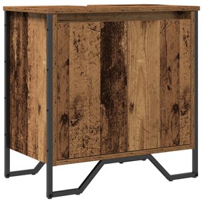 vidaXL ντουλάπι νιπτήρα  παλιό ξύλο 60x35x50 εκ. Κατασκευασμένο ξύλο