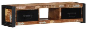 ντουλάπι τηλεόρασης vidaXL 100x30x25 cm από μασίφ ξύλο αναγεννημένο