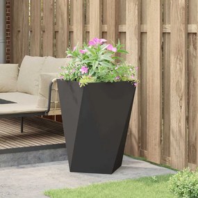 vidaXL Γλάστρα Μαύρο 50 x 50 x 75 cm Ατσάλι