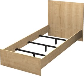 Κρεβάτι Troy Megapap χρώμα φυσικό οξιάς 100x200εκ.