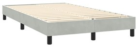 ΚΡΕΒΑΤΙ BOXSPRING ΜΕ ΣΤΡΩΜΑ ΑΝΟΙΧΤΟ ΓΚΡΙ 120X220 ΕΚ. ΒΕΛΟΥΔΙΝΟ 3316251