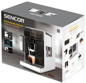 Μηχανή Espresso Sencor SES 9301WH 19Bar με LED Πάνελ Λειτουργίας Λευκή