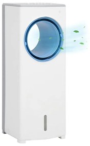 vidaXL Air Cooler Φορητό 3 σε 1 Άσπρο 264 x 255 x 680 εκ. 80 W