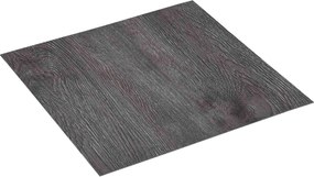 vidaXL Πλάκες Δαπέδου 5,11 τ.μ. 55 pcs PVC Μαύρο και Γκρι