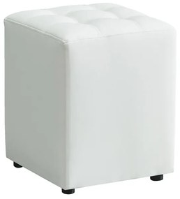 CUBE WHITE PU ΣΚΑΜΠΟ 35X35X42εκ.