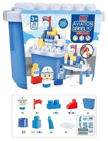 Σετ τουβλάκια κατασκευών DIY - 35τεμ - 777-45
