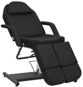 vidaXL Καρέκλα Αισθητικής Μαύρη 180 x 62 x 78 εκ. από Συνθετικό Δέρμα