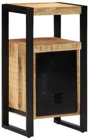 vidaXL Σετ Επίπλων Μπάνιου με ράφι 2 pcs Καφέ Στέρεο τραχύ ξύλο μάνγκο