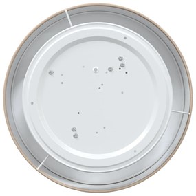 vidaXL Φωτιστικά Οροφής  Flush Mount Ταπέ Ø 38 εκ Υφάσματος E27