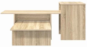 vidaXL Τραπέζι κονσόλας Δρύς Sonoma 91,5 x 35 x 38,5 εκ