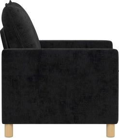 vidaXL Καναπές Μαύρο 76 x 81 x 87,5 εκ Πολυεστέρας