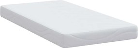 vidaXL Στρώμα Λευκό 80 x 160 cm Ζακάρ ύφασμα
