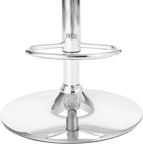 vidaXL Σκαμπό Μπαρ Λευκό από Συνθετικό Δέρμα