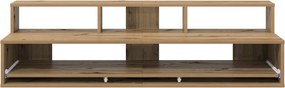 vidaXL Γραφείο Στούντιο Artisan Δρυς 110 x 42,5 x 36 εκ