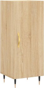 vidaXL Ντουλάπι Sonoma Δρυς 34,5x34x90 εκ. από Επεξεργασμένο Ξύλο