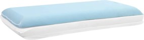 vidaXL Μαξιλάρι Ύπνου Μονόχρωμο Λευκό 80 x 35 x 10 εκ Τζελ Αφρός