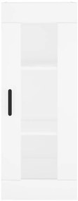 vidaXL Ντουλάπι Τοίχου Λευκό 34,5 x 34 x 90 εκ.