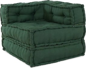 vidaXL Μονάδα Μοντέρνου Καναπέ 3 pcs Πράσινο Ύφασμα