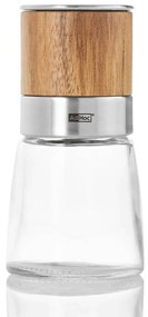 Μύλος Αλατιού/Πιπεριού Akasia MP99 13,5cm Clear-Natural AdHoc Wood, Glass