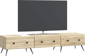 vidaXL Ντουλάπι TV Sonoma Δρυς 147 x 34,5 x 30 εκ Επεξεργασμένο Ξύλο
