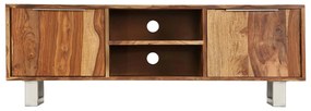 vidaXL Έπιπλο Τηλεόρασης Μελί 118 x 30 x 40 εκ. Μασίφ Ξύλο Ακακίας