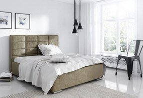 Επενδυμένο κρεβάτι Corpus-Mpez Skouro-180 x 200