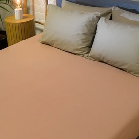 Σεντόνια King Size (Σετ) Naf-Naf Hue Laurel Oak - Warm Taupe