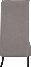 vidaXL Καναπές Υψηλής Πλάτης 101cm Taupe ύφασμα